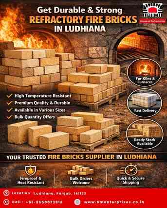 Mumbai, Materials, INR 30,  Get Durable And Strong Refractory Fire Bricks In Ludhiana
