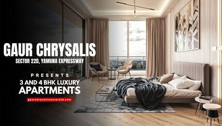 Noida, Real Estate For Sale, INR 15200000,  3 BR,  1910 Sq. Feet,  Gaur Chrysalis Sector 22D - Manifold Bliss With High-End Luxury