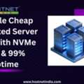 Reliable Cheap Dedicated Server India With NVMe SSD & 99% Uptime