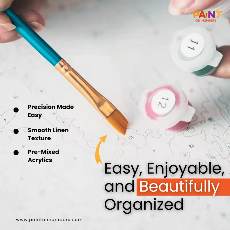 New York, Business, Paint On Numbers