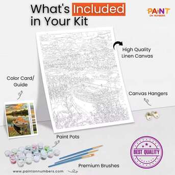 New York, Business, Paint On Numbers