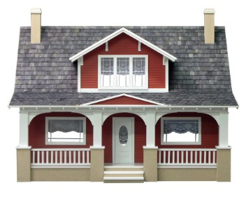 New York, Baby & Kid Stuff, USD 385,  Shop Classic Bungalow Wooden Dollhouse Kit By Real Good Toys In USA