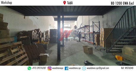 Tubli, Shops, BHD 1200,  375 Sq. Meter,  Workshop, Tubli - BD 1200 Excl WSTU048
