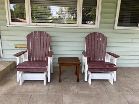 New York, Furniture, USD 0669,  Wildridge Recycled Plastic Heritage Single Rocker Glider Chair