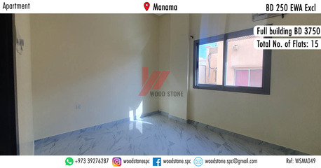 Manama, Apartments/Houses, BHD 250/month,  2 BR,  120 Sq. Meter,  Semi-furnished 2 Bedroom Apartment, Manama - BD 250 Excl WSMA049