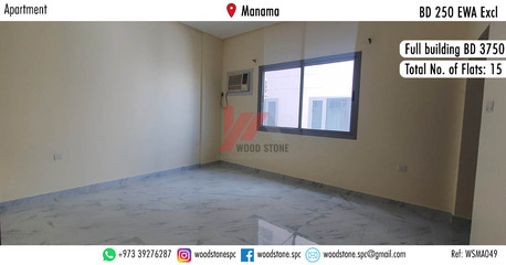 Manama, Apartments/Houses, BHD 250/month,  2 BR,  120 Sq. Meter,  Semi-furnished 2 Bedroom Apartment, Manama - BD 250 Excl WSMA049