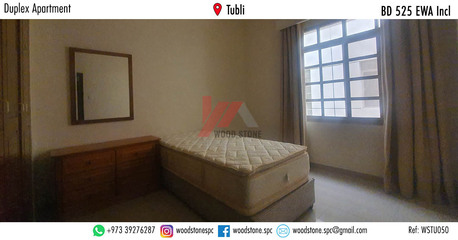 Tubli, Apartments/Houses, BHD 525/month,  Furnished,  3 BR,  140 Sq. Meter,  Fully Furnished 3 Bedroom Duplex Apartment, Tubli - BD 525 Incl WSTU050