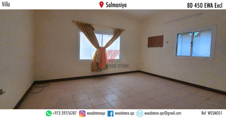Salmaniya, Villas, BHD 450,  200 Sq. Meter,  Unfurnished 3 Bedroom Villa, Salmaniya - BD 450 Excl WSSM051