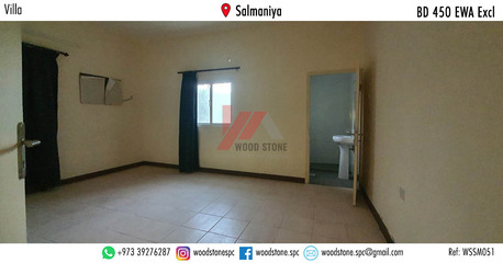 Salmaniya, Villas, BHD 450,  200 Sq. Meter,  Unfurnished 3 Bedroom Villa, Salmaniya - BD 450 Excl WSSM051