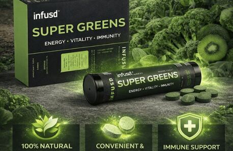 London, Health, Super Greens Effervescent Tablet &ndash; Spark Your Day With A Burst Of Green Goodness