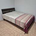 SAR 500,  Queen Size Wooden Bed With Mattress &ndash; Excellent Condition &ndash; SAR 500 (Negotiable)