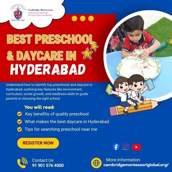 Hyderabad, Daycare, Best Preschool & Daycare In Hyderabad