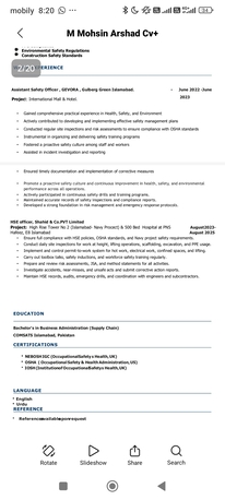 Riyadh, Job Seekers, Hse Officer