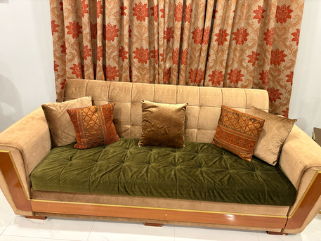 Salamah, Furniture, SAR 800,  5 Seater Sofa In Good Condition In Jeddah Salamah.
