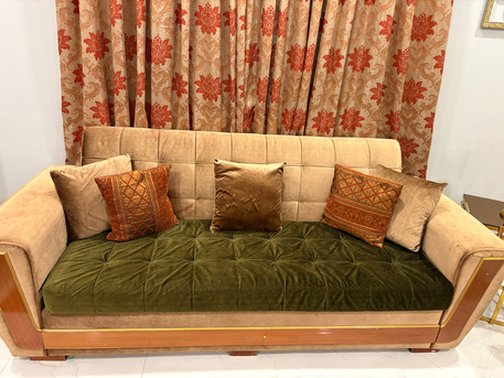 Salamah, Furniture, SAR 800,  5 Seater Sofa In Good Condition In Jeddah Salamah.