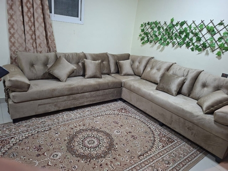 Riyadh, Furniture, SAR 1300,  Brand New Sofa And Soft With Delivery Riyadh