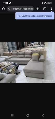 Riyadh, Furniture, SAR 1300,  Brand New Sofa And Soft With Delivery Riyadh