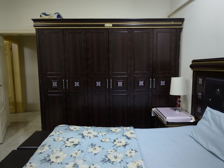 Jeddah, Furniture, SAR 2500,  Luxurious Dark Brown Wooden King Size Bedroom Set