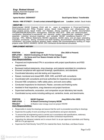 Riyadh, Job Seekers, QA/QC Engineer_Civil
