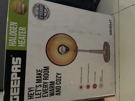 Khobar, Appliances, SAR 130,  Geepas Halogen Heater..box Piece..warranty Available..