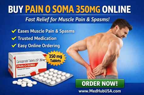 Chicago, Health & Beauty Items, USD 250,  Fast-Acting Muscle Pain Relief &ndash; Pain-O-Soma 350 Mg (Carisoprodol) &ndash; Secure Online Order