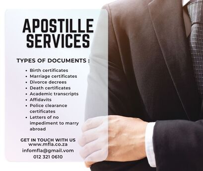 Cape Town, Legal, Document Apostille For Use In Portugal