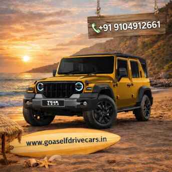Goa, Travel, Explore Goa In Style With Automatic Thar Roxx On Rent In Goa &ndash; Book Your Adventure Today