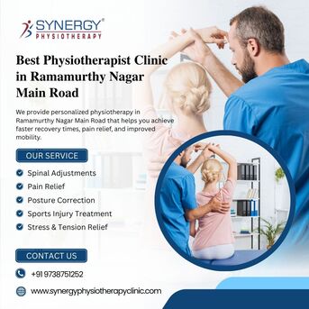 Bangalore, Medical, Synergy Physiotherapy | Best Physiotherapist Clinic In Ramamurthy Nagar Main Road