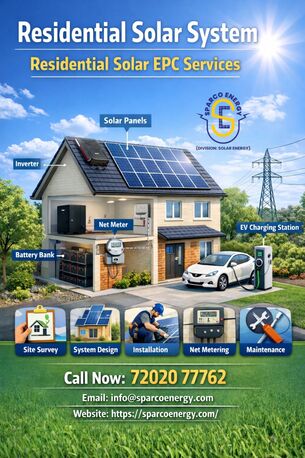 Ahmedabad, Business, Residential Solar System | Residential Solar EPC Services &ndash; Sparco Energy India
