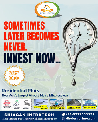 Mumbai, Residential Plots, Prime Location Plot Price In Dholera Smart City