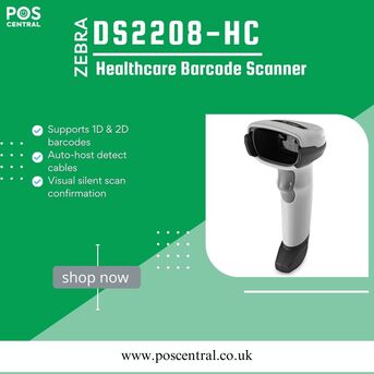 London, Computers, GBP 149,  Why UK Businesses Choose The Zebra DS2208-HC Corded Healthcare Scanner
