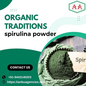 Mumbai, Food, INR 00123,  Organic Traditions Spirulina Powder