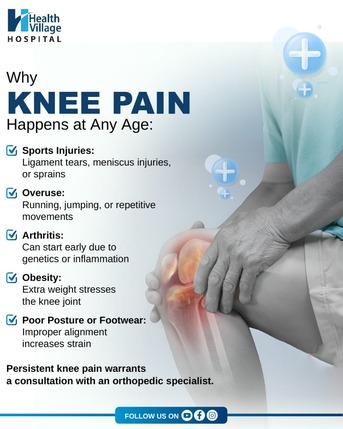 Mumbai, Health, Why Does Knee Pain Happens At Any Age ?Pain Management Hospital  Health Village Hospital
