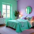 Creative Bedroom Wall Colour Combination For Elegant Rooms