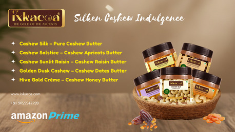 Mumbai, Food, INR 1299,  Silken Cashew Indulgence Where Purity Meets Luxury