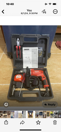 Riyadh, Machinery, SAR 250,  Makita 13mm Hammer Drill