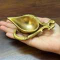 INR 765,  Premium Handcrafted Brass Diya For Pooja &ndash; Yathashilpam