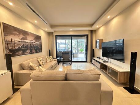 Abdoun, Apartments/Houses, JOD 16000/year, Furnished, 2 BR, 120 Sq. Meter, Ground Floor Apartment For Rent In Abdoun