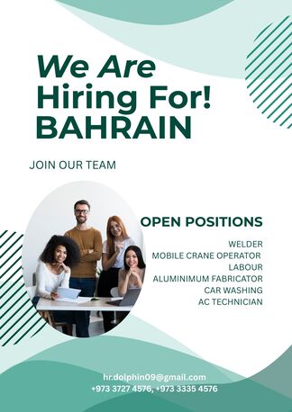 Jidhafs, Jobs, BAHRAIN HIRING FOR YOU