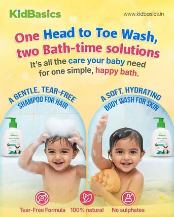 Haryana, Health, Best Gentle Baby Wash For Sensitive Skin : KidBasics Care