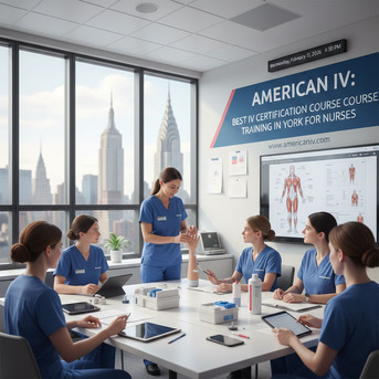 New York, Health, Best IV Certification Course Training In New York For Nurses | American IV