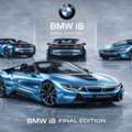 Chrome BMW I8 Blue,  2000,  Manual,  1000 KM,