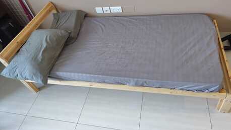 Amwaj Islands, Furniture, BHD 60,  Ikea Bed 90 Cm Width With Mattress,  Less Than Month Usage