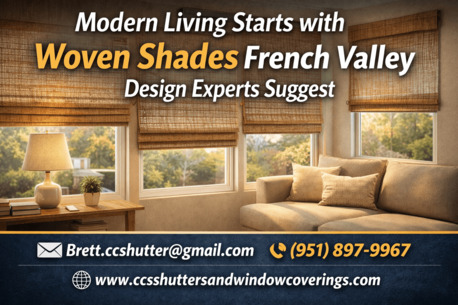 New York, Business, Modern Living Starts With Woven Shades French Valley Design Experts Suggest
