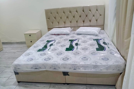 Jeddah, Furniture, SAR 4,  All Types Of Best Quality Double Bed 🛏️ With Mattress Available In Low Price