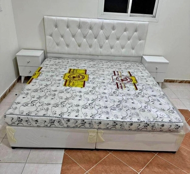 Jeddah, Furniture, SAR 4,  All Types Of Best Quality Double Bed 🛏️ With Mattress Available In Low Price