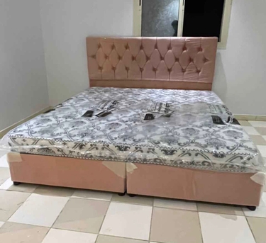 Jeddah, Furniture, SAR 4,  All Types Of Best Quality Double Bed 🛏️ With Mattress Available In Low Price