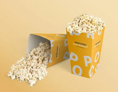 New York, Food, Custom Popcorn Boxes