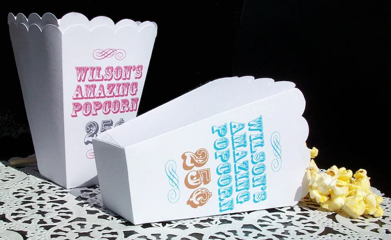 New York, Food, Custom Popcorn Boxes