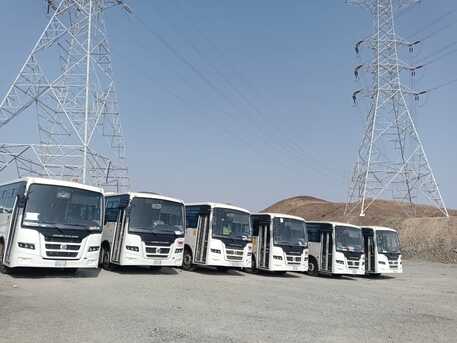 Yanbu, Vehicles, Cars & Trucks , SAR 13500,  Ashok Leyland 63 Seater,  2025,  Manual,  ,  Ashok Leyland Bus Available For Monthly Rental For Companies
